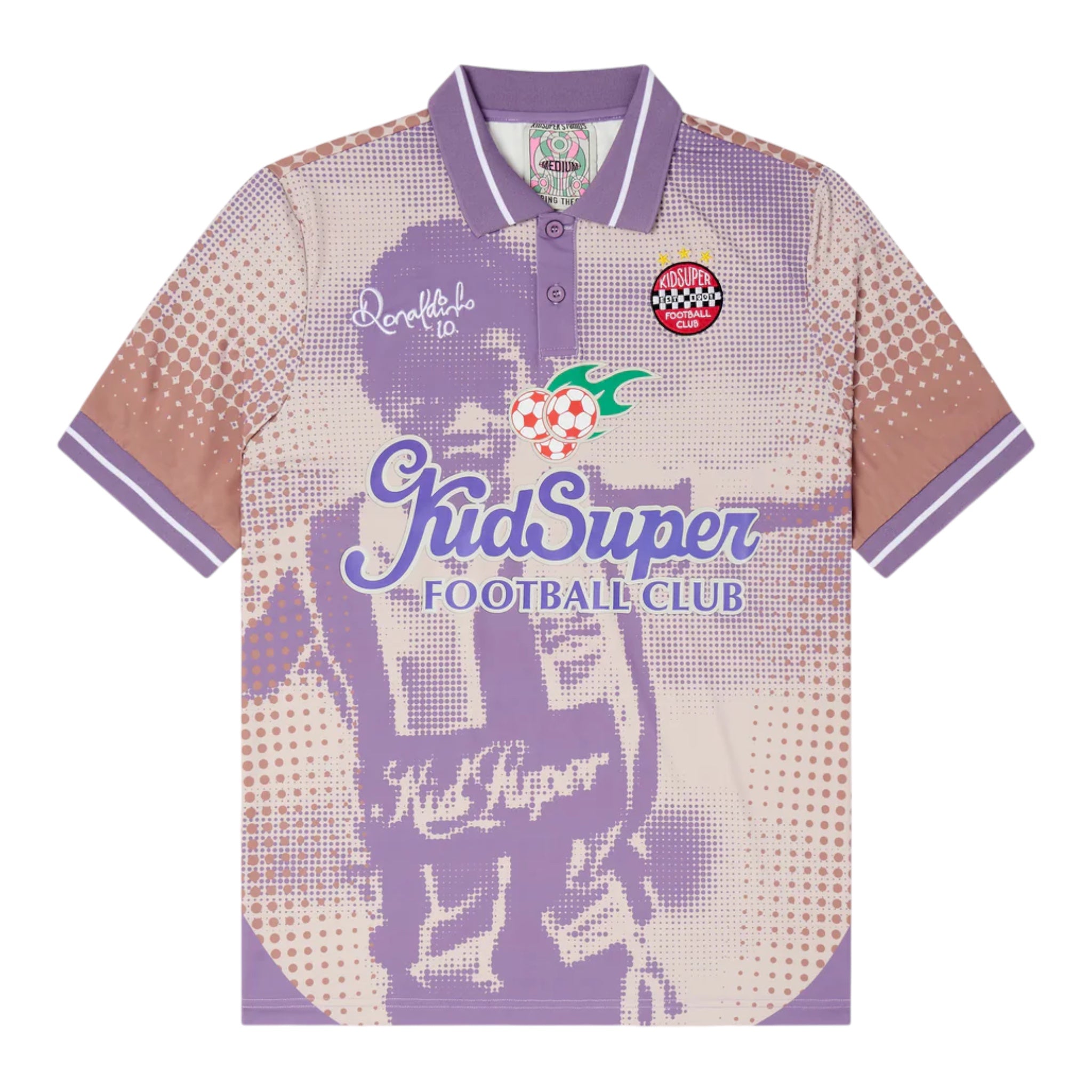 Kidsuper_Ronaldinho_Jersey_Cream_Front