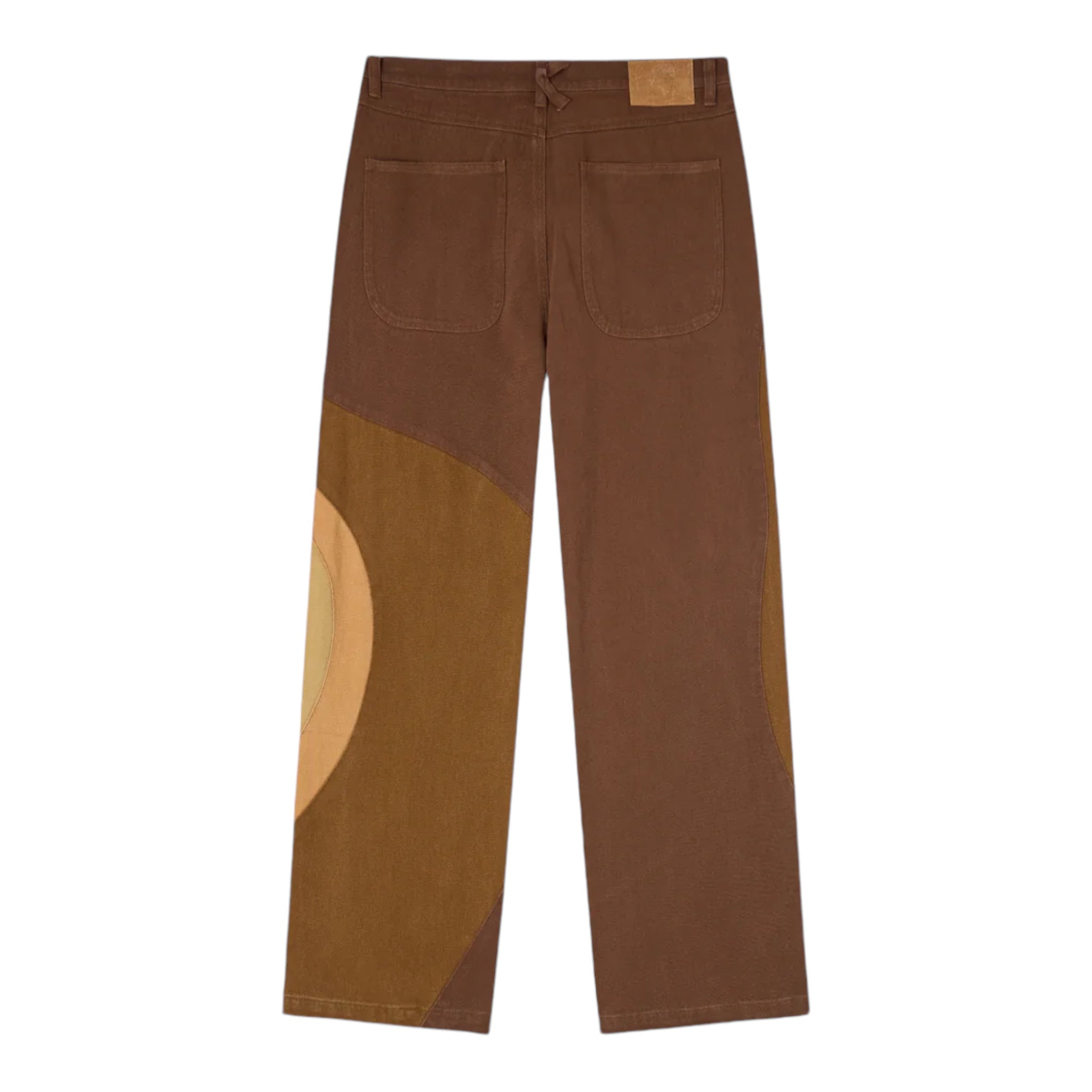 Kidsuper Wavy Pant Brown Back