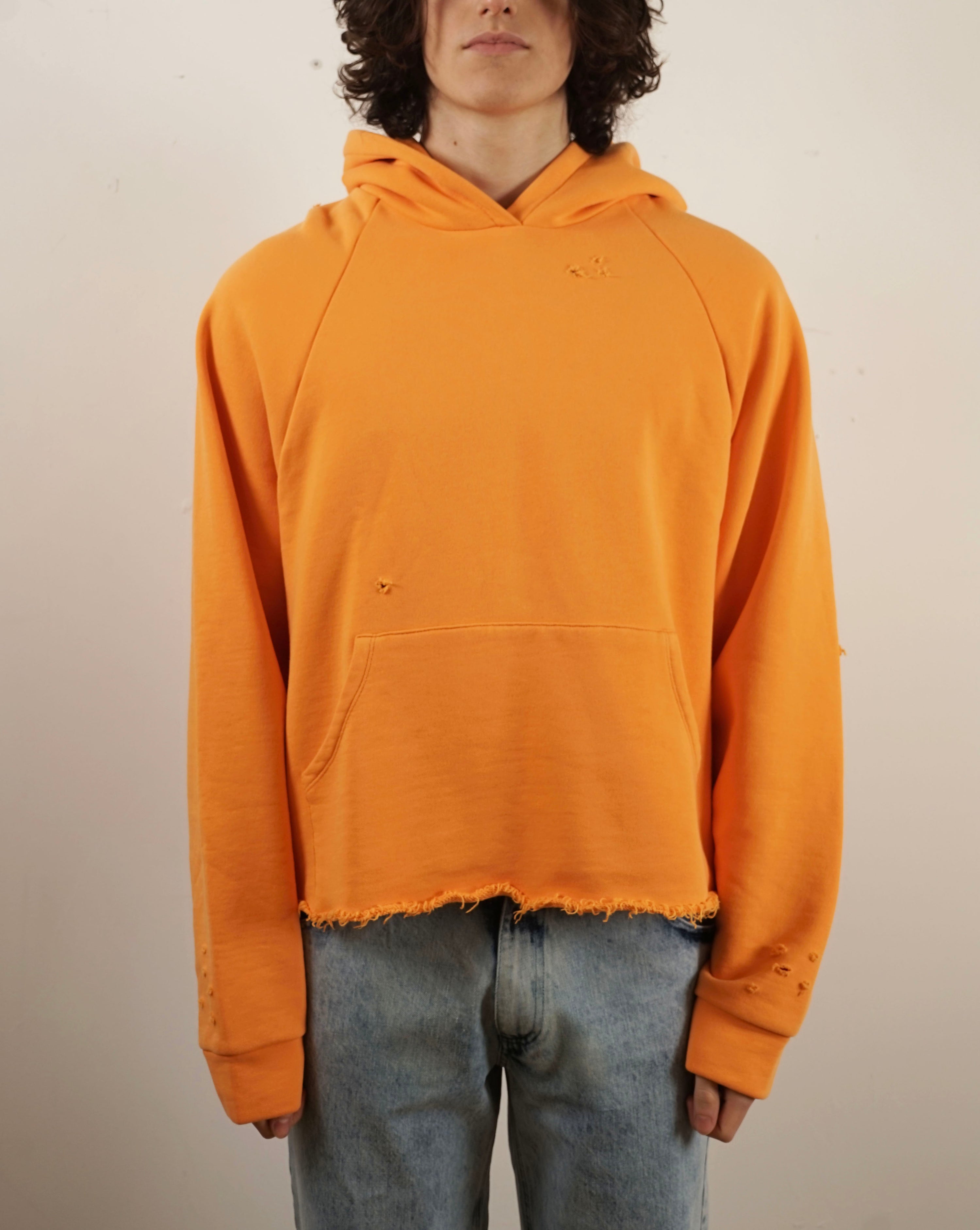 Liberal Youth Ministry LIFEGUARD Print Distressed Hoodie Front