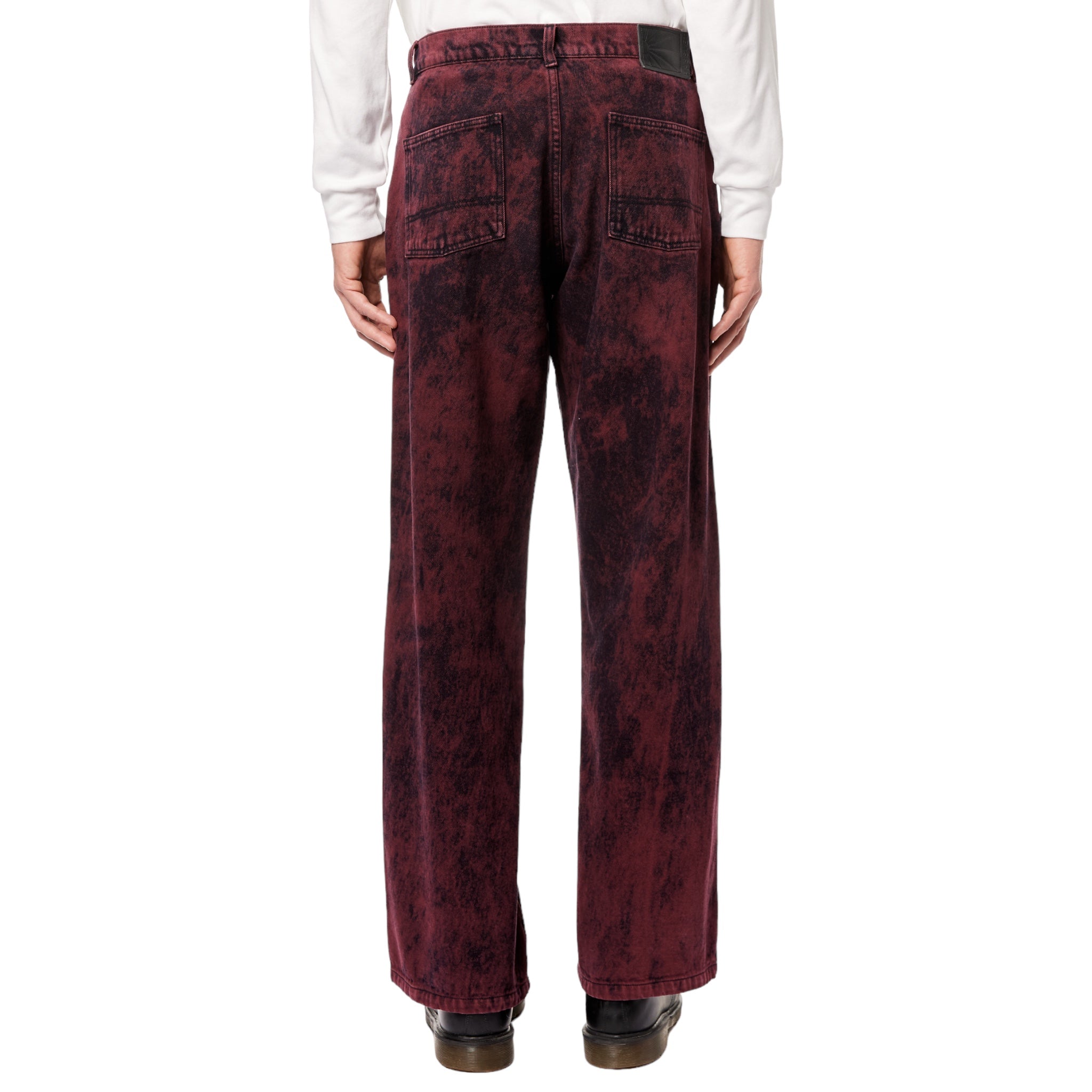 Rassvet Baggy Denim Jeans Red Back