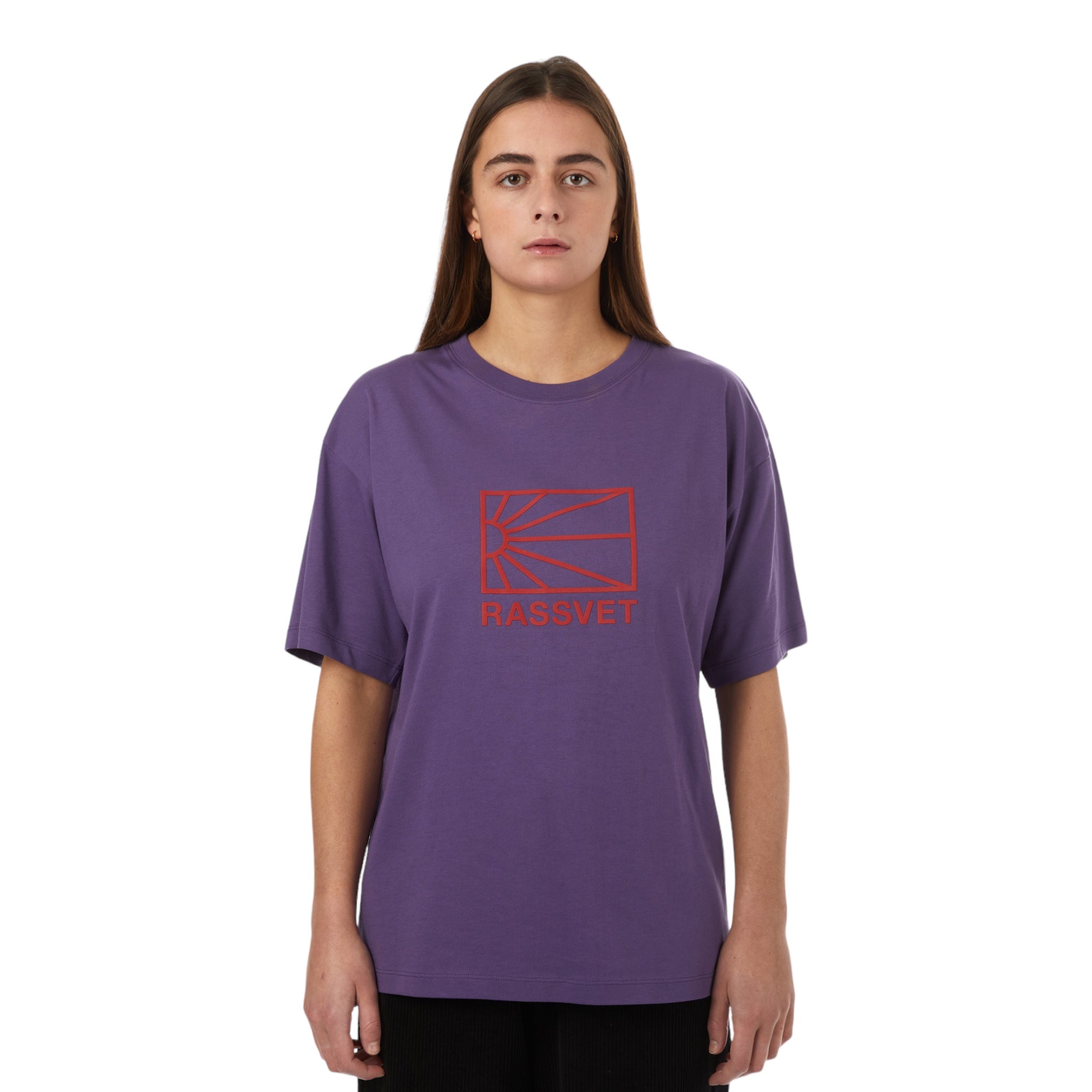 Rassvet Big Logo T-Shirt Purple 