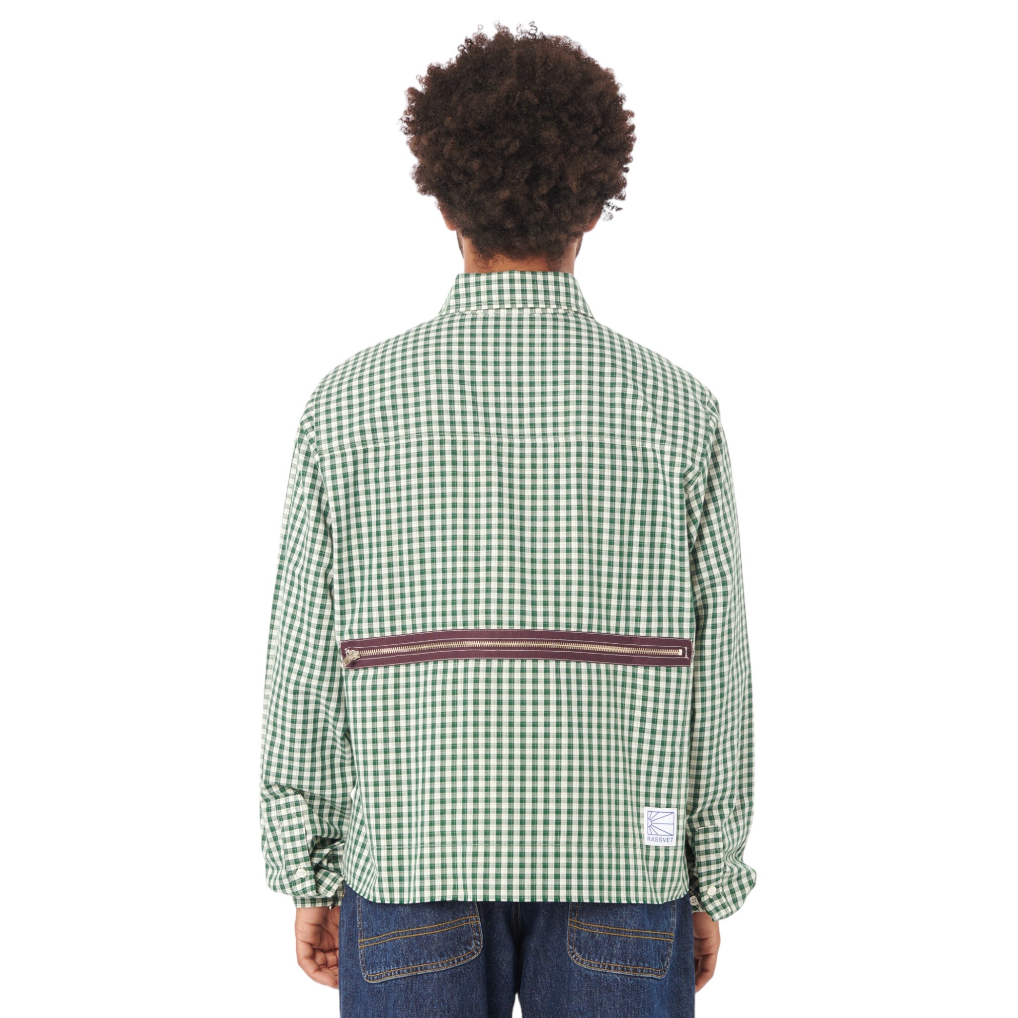 Rassvet Check Zip Shirt Woven Back