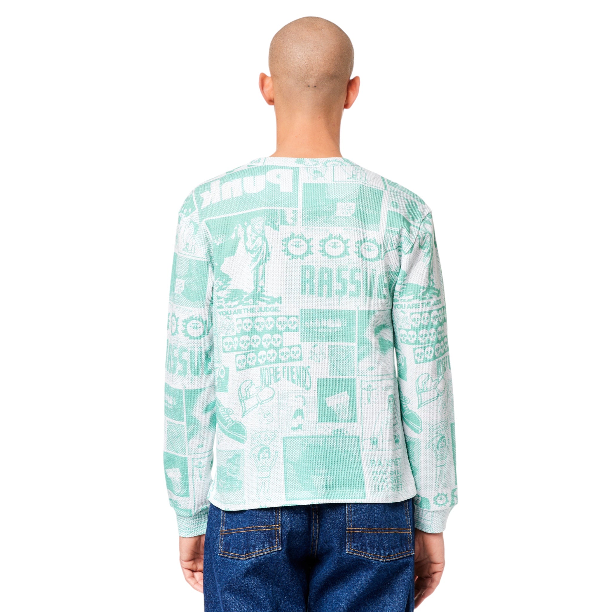 Rassvet Collage Waffle Thermal LS Knit Back