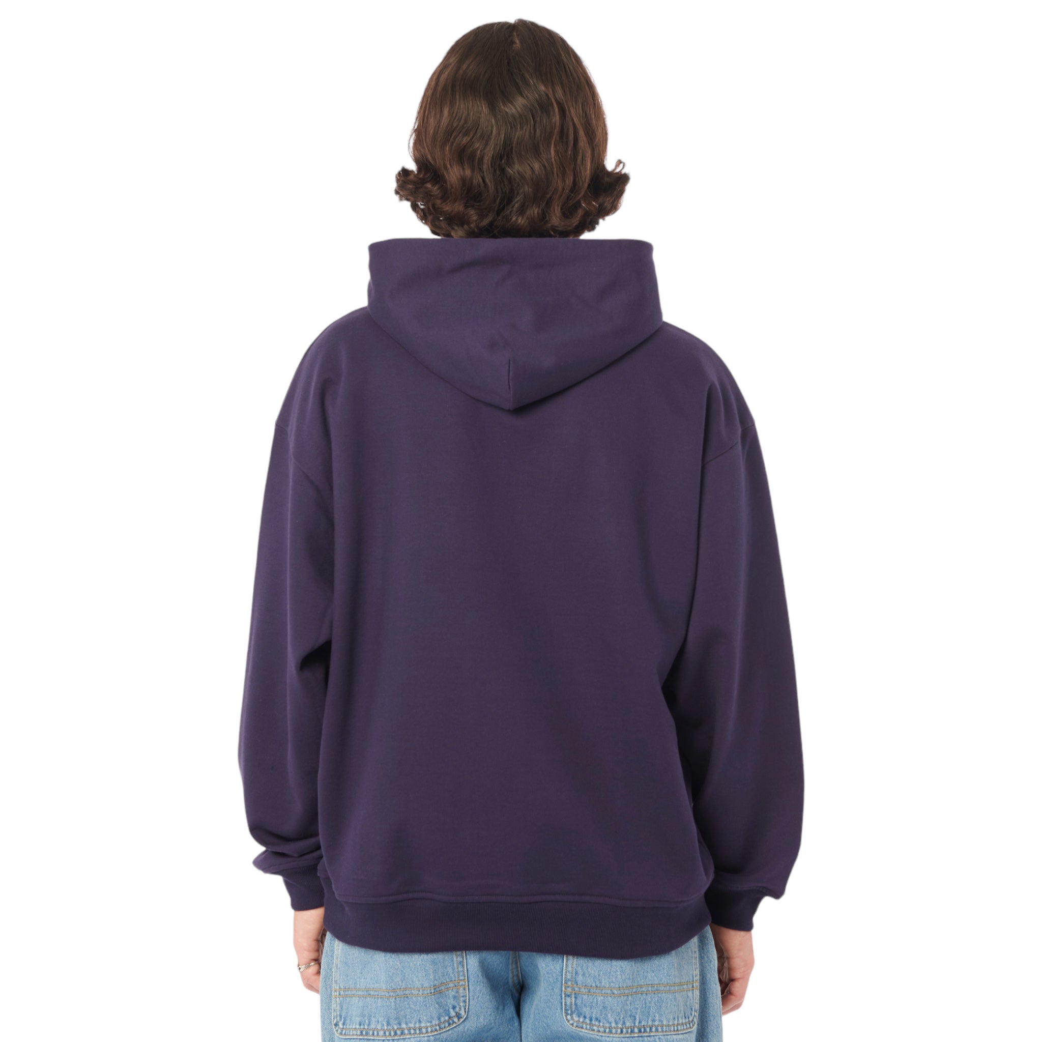 Rassvet Logo Hoodie Navy Back