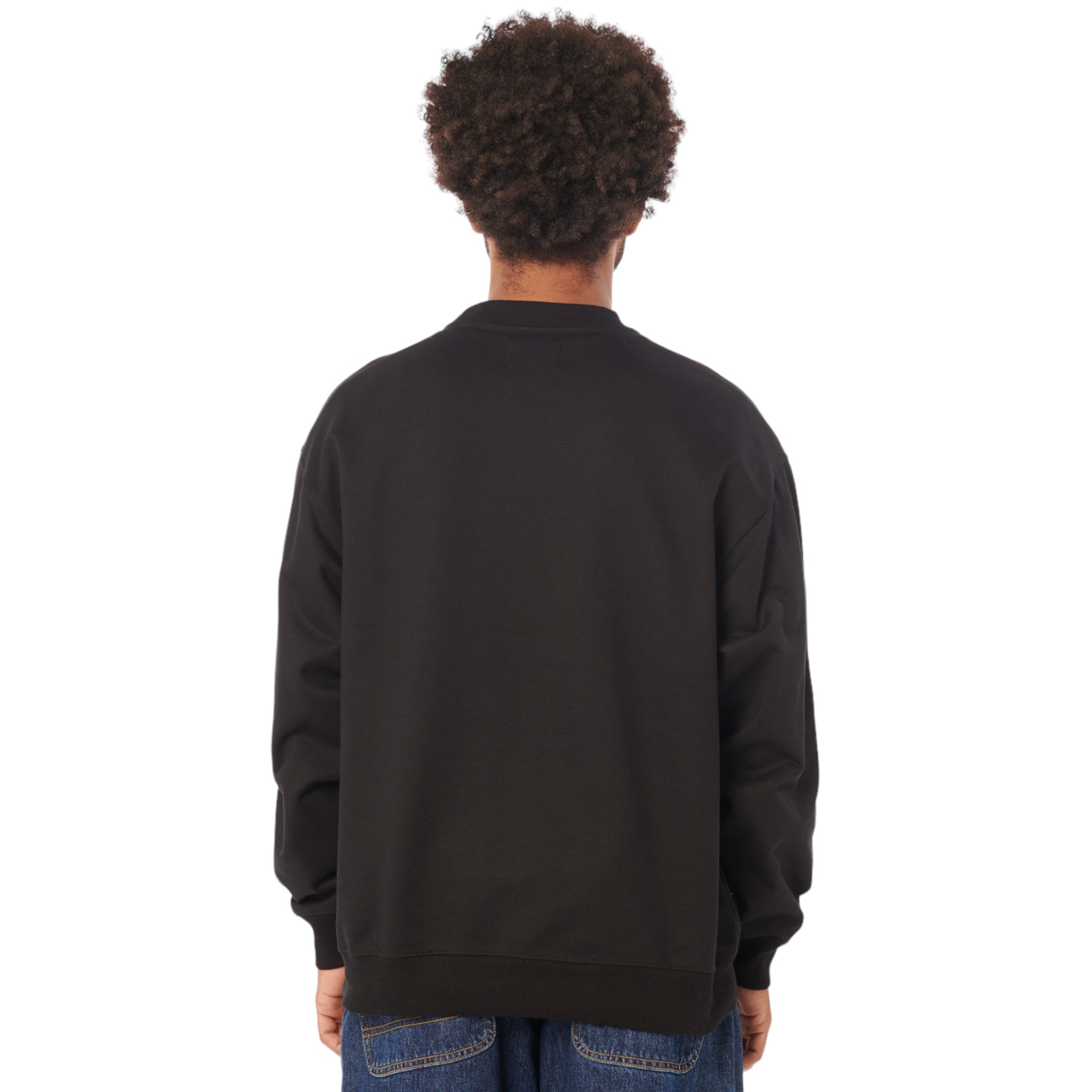 Rassvet Mini Logo Crewneck Sweatshirt Black Back