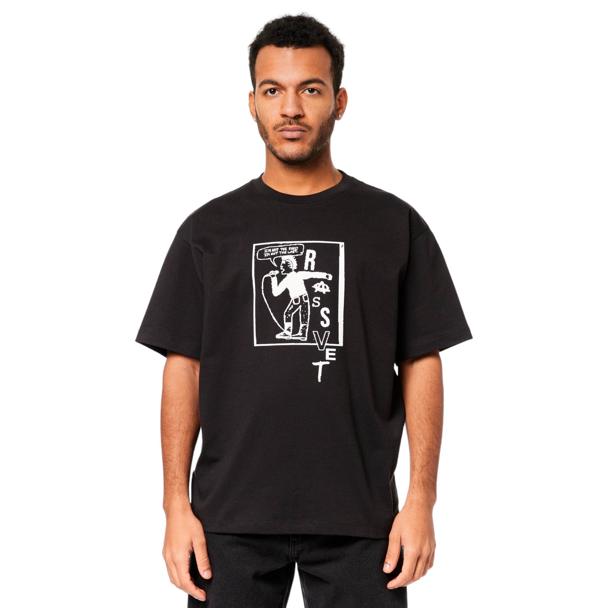 Rassvet Statement T-Shirt Black Front