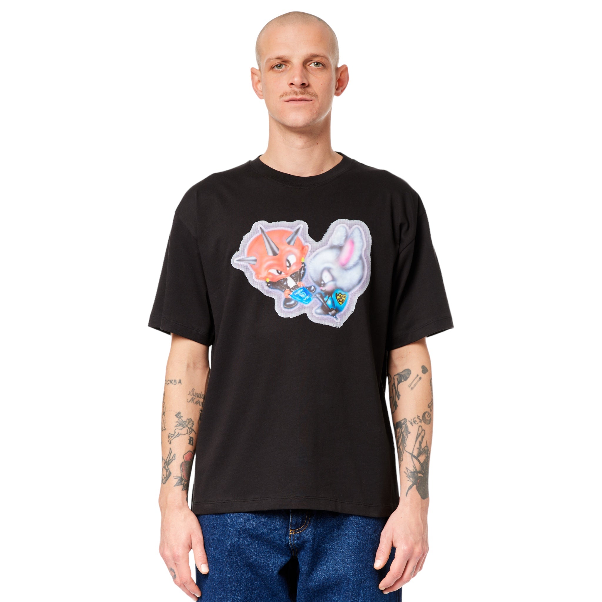 Rassvet Trouble T-Shirt Black Front