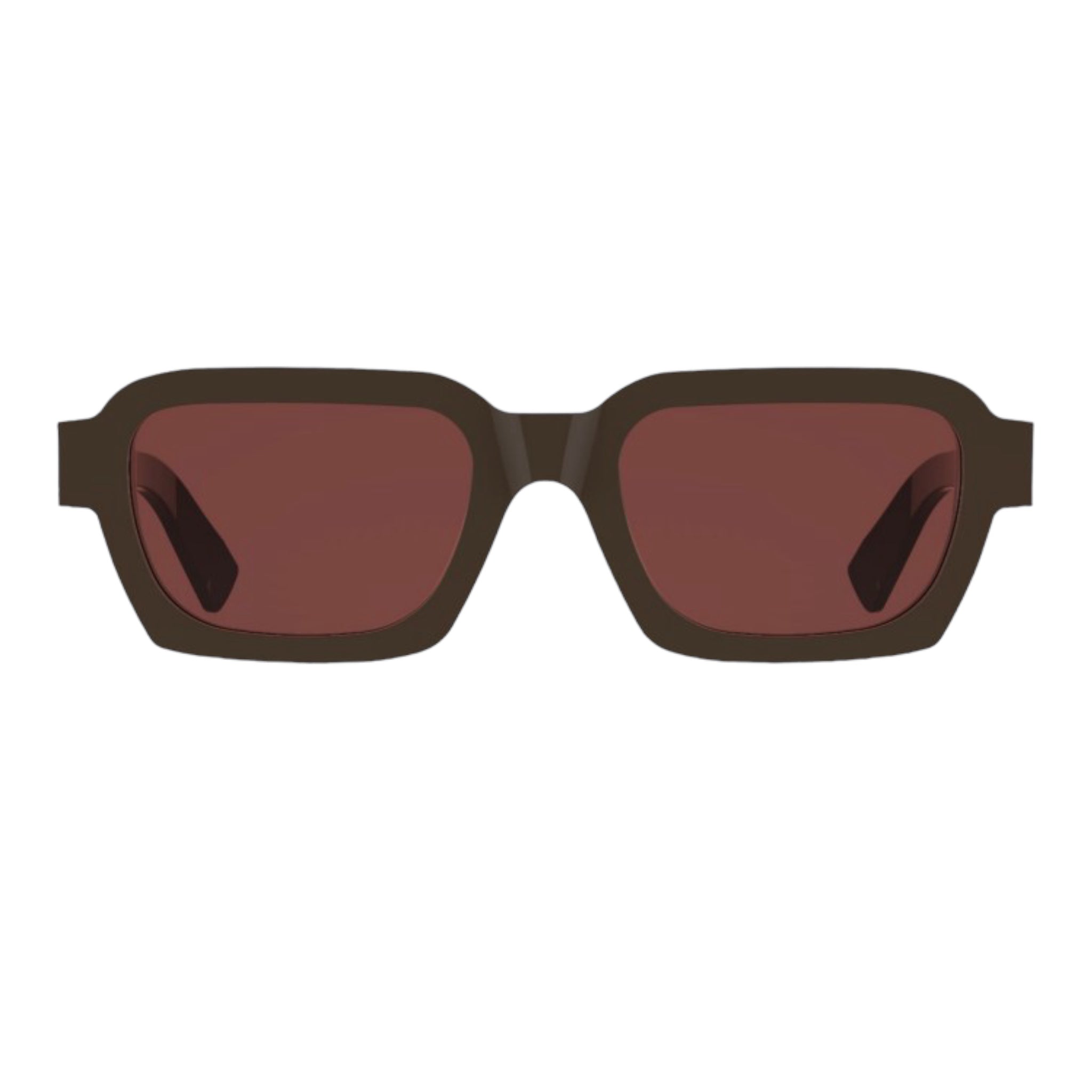 Retrosuperfuture Sunglasses Brown Rassvet & Julian Klincewicz Front