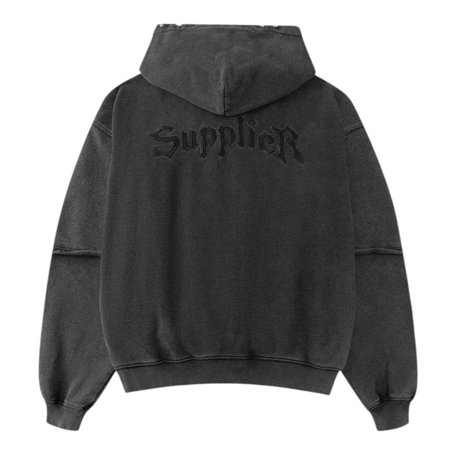 Supplier Tokyo Switching Pierced Zip Hoodie Back