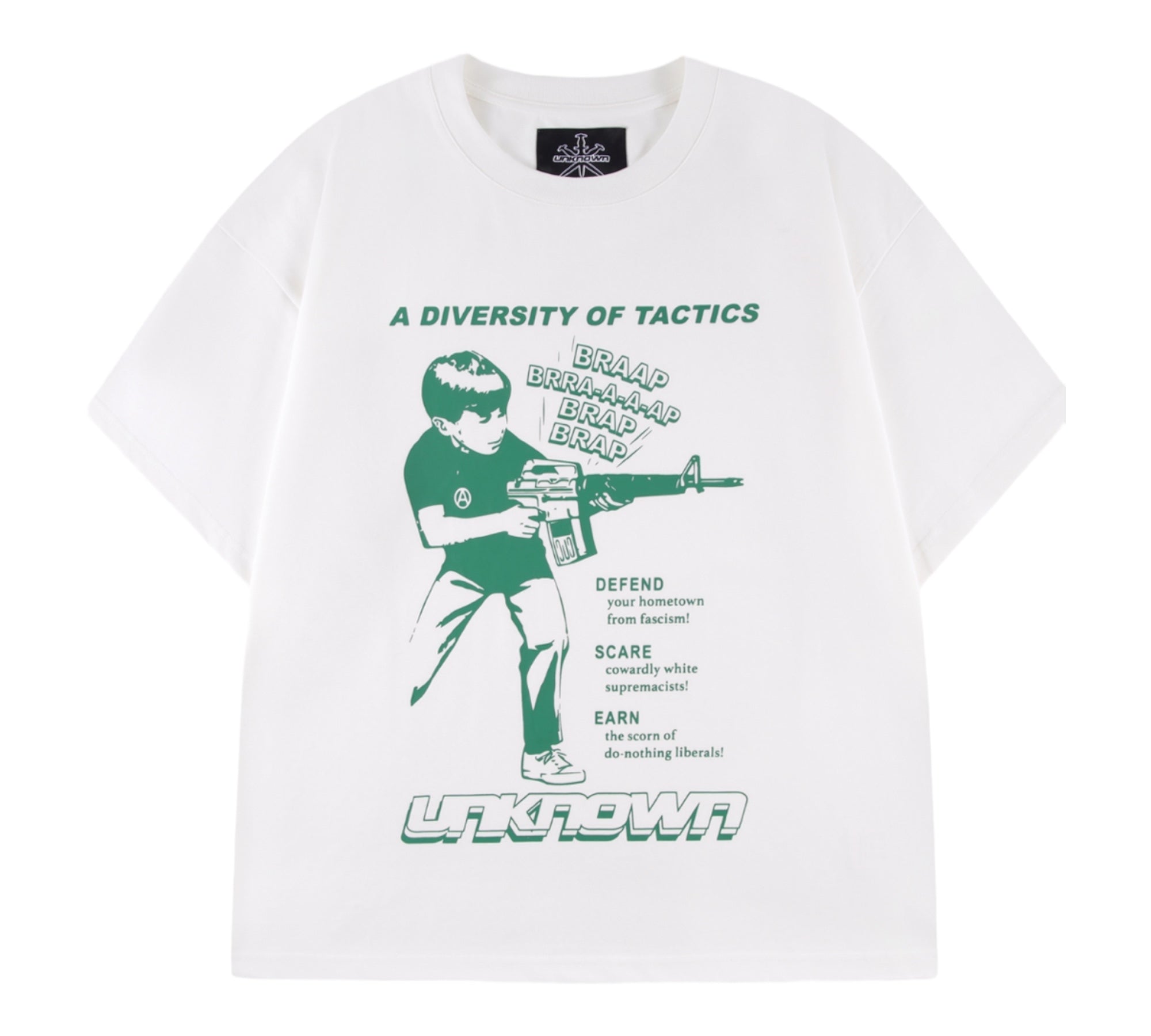 Unknown London Diversity Of Tactics Tee Front