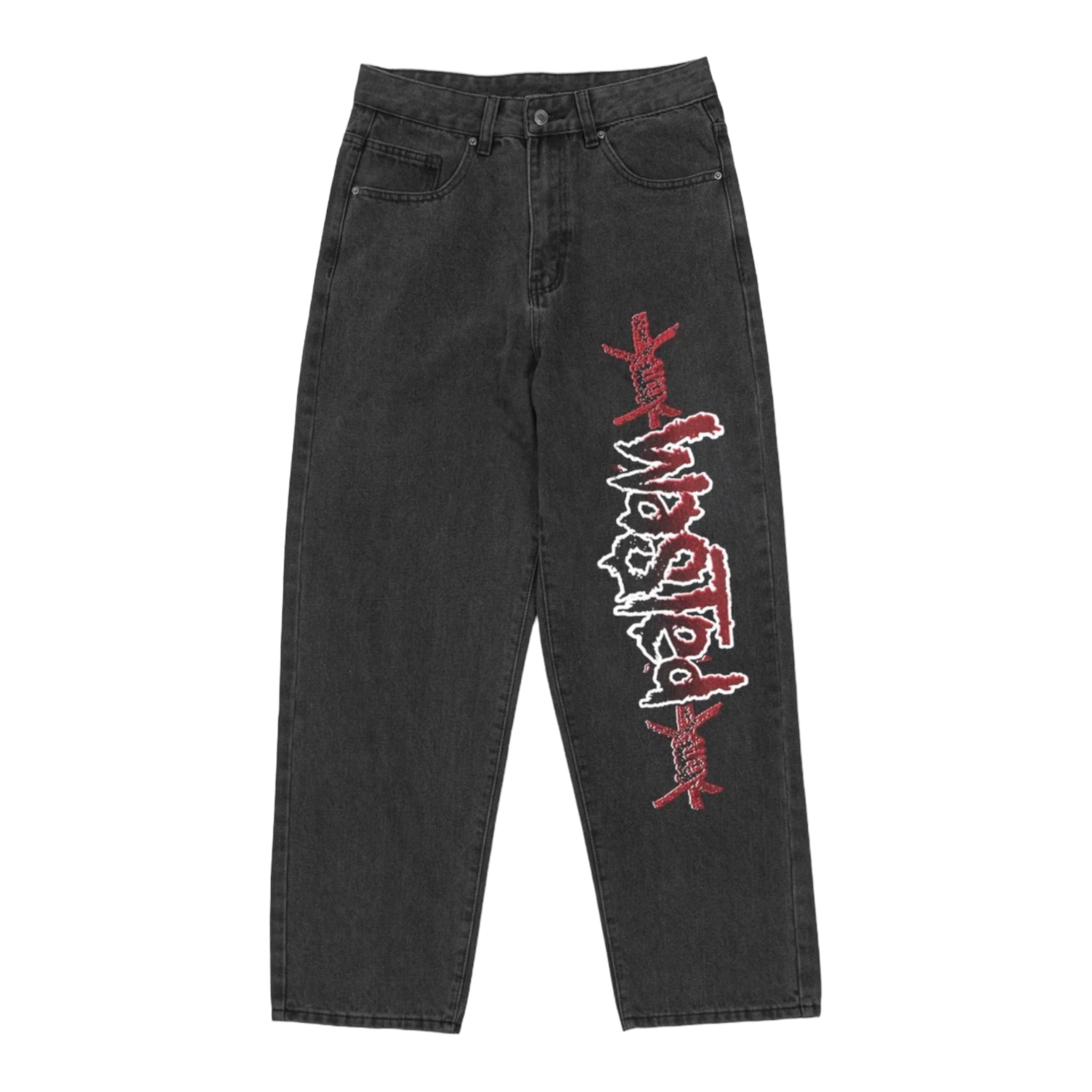 Wasted Paris Casper Blind Pants Black Front