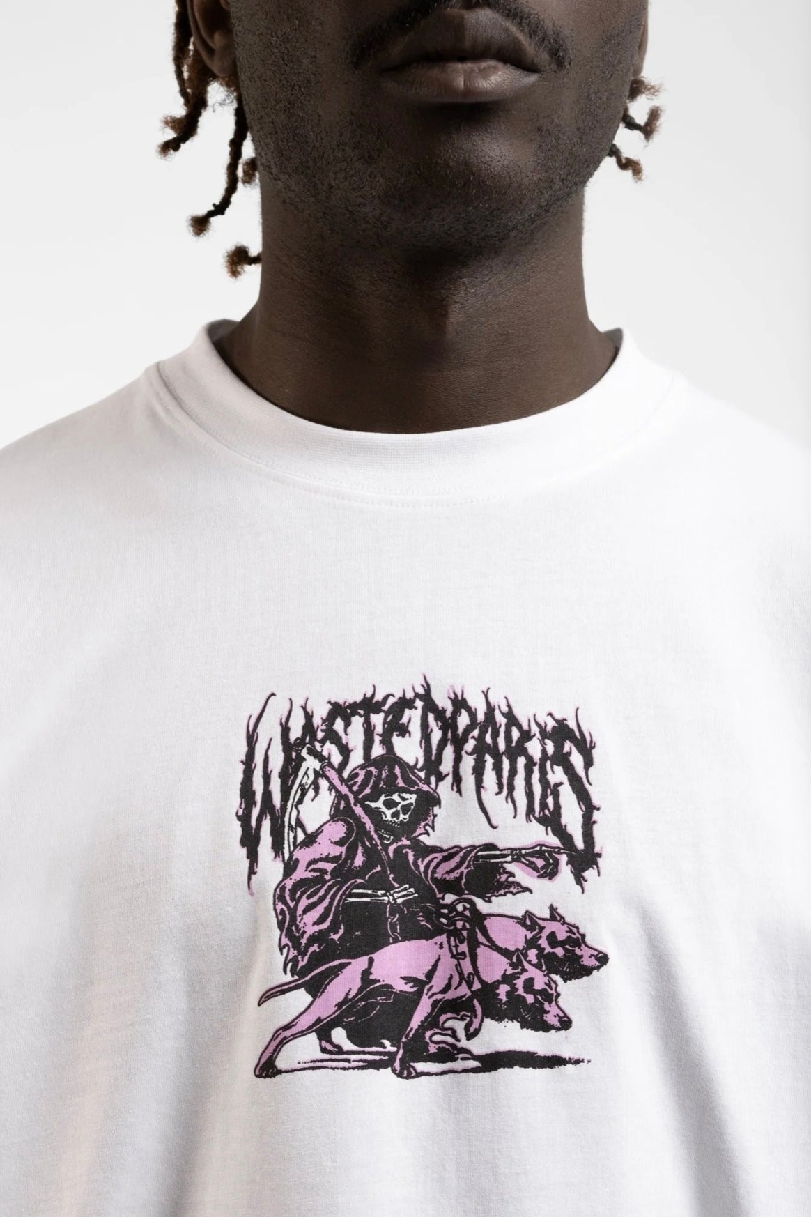 Wasted Paris Handler T-Shirt White Print