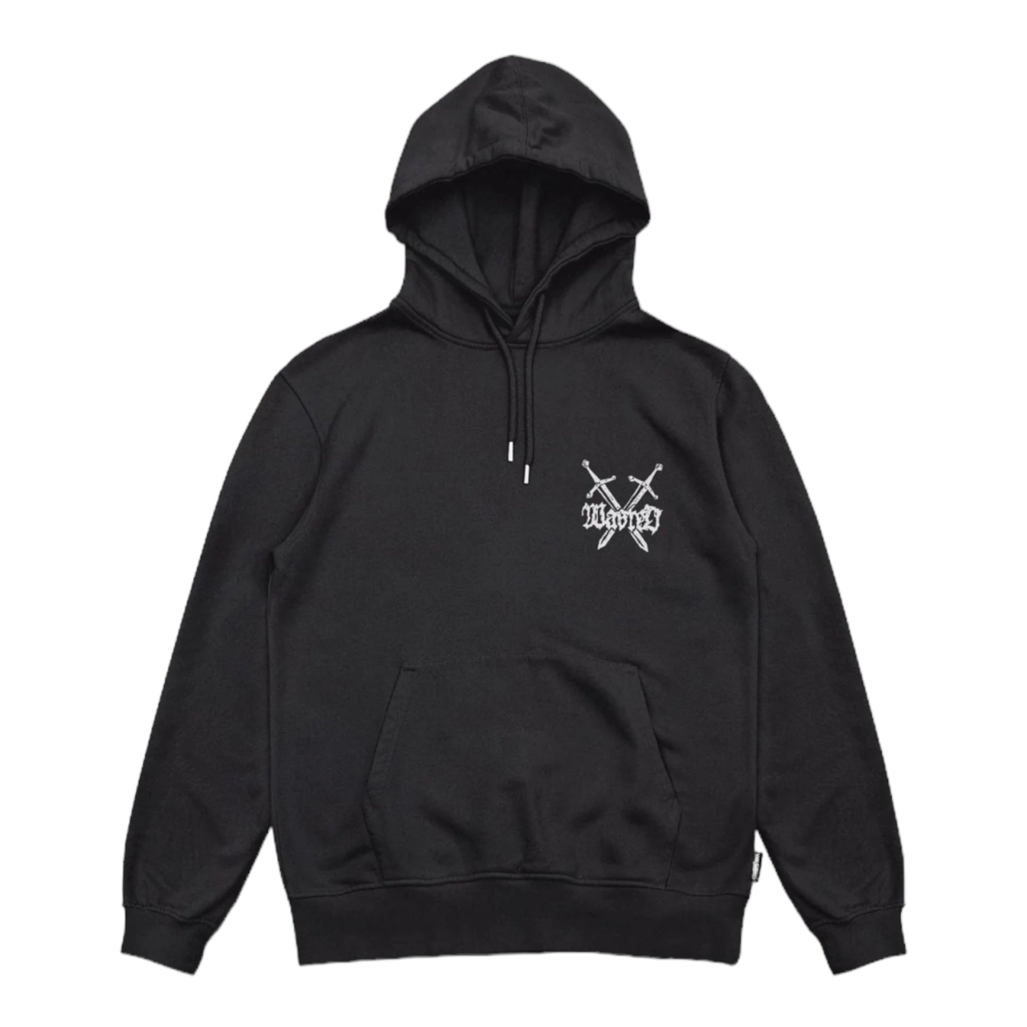 Wasted Paris Hoodie Atrax Faded Black Front