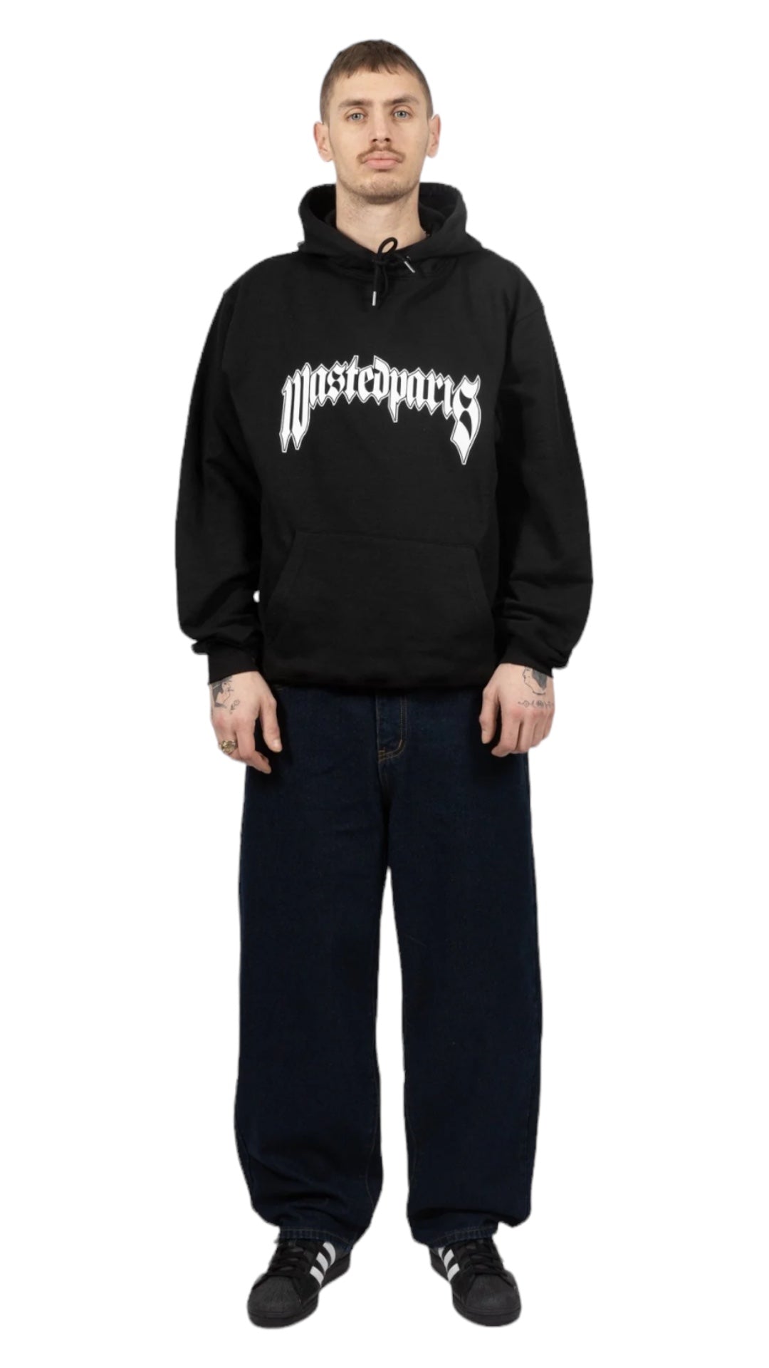 Wasted Paris Hoodie Pitcher Black Fit