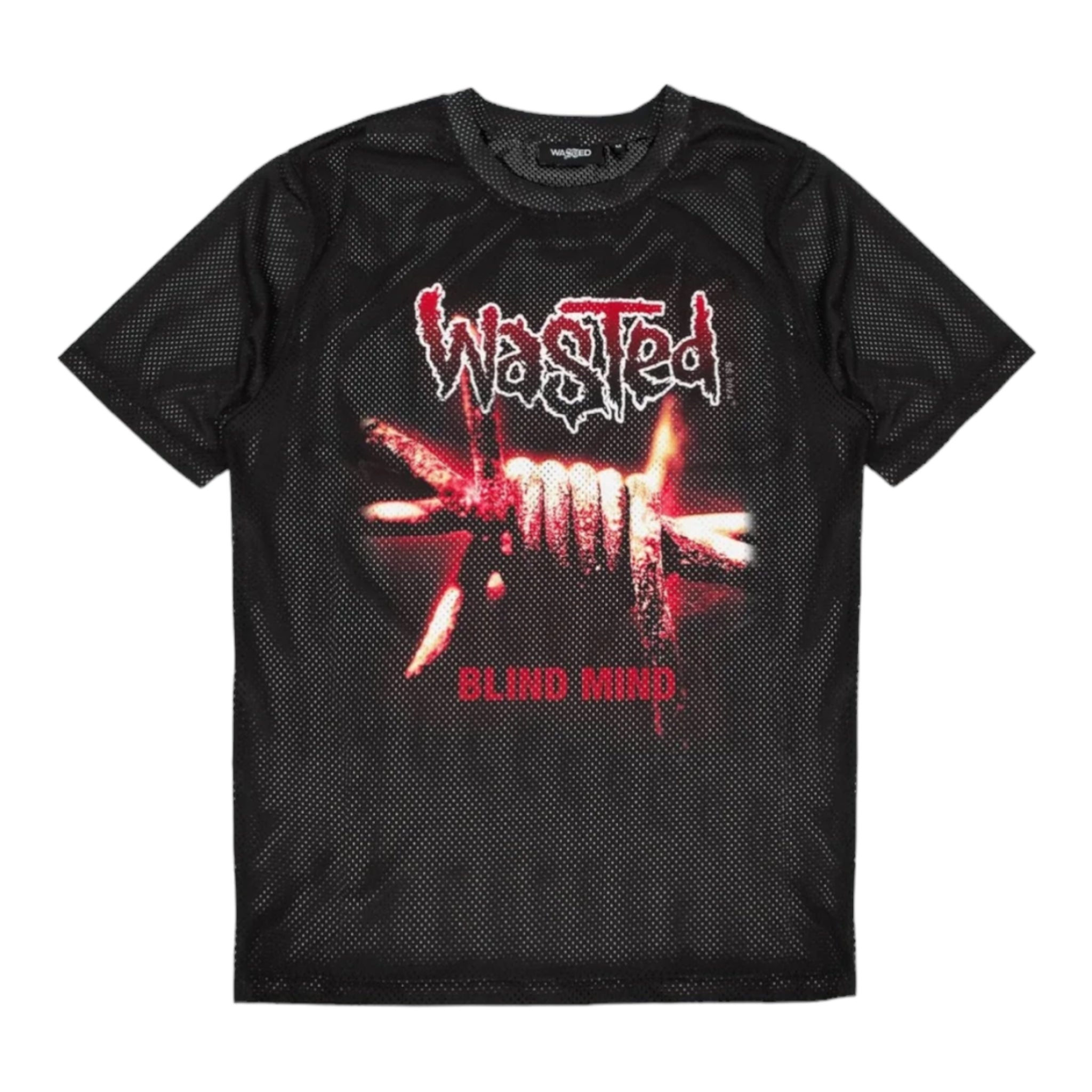 Wasted Paris Mesh Blink T-Shirt Front