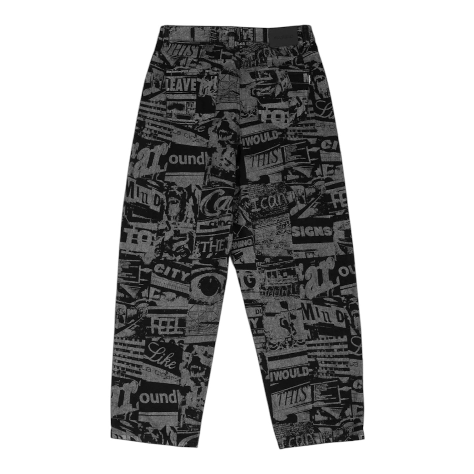 Wasted Paris Mind Casper Pants Black Faded Back