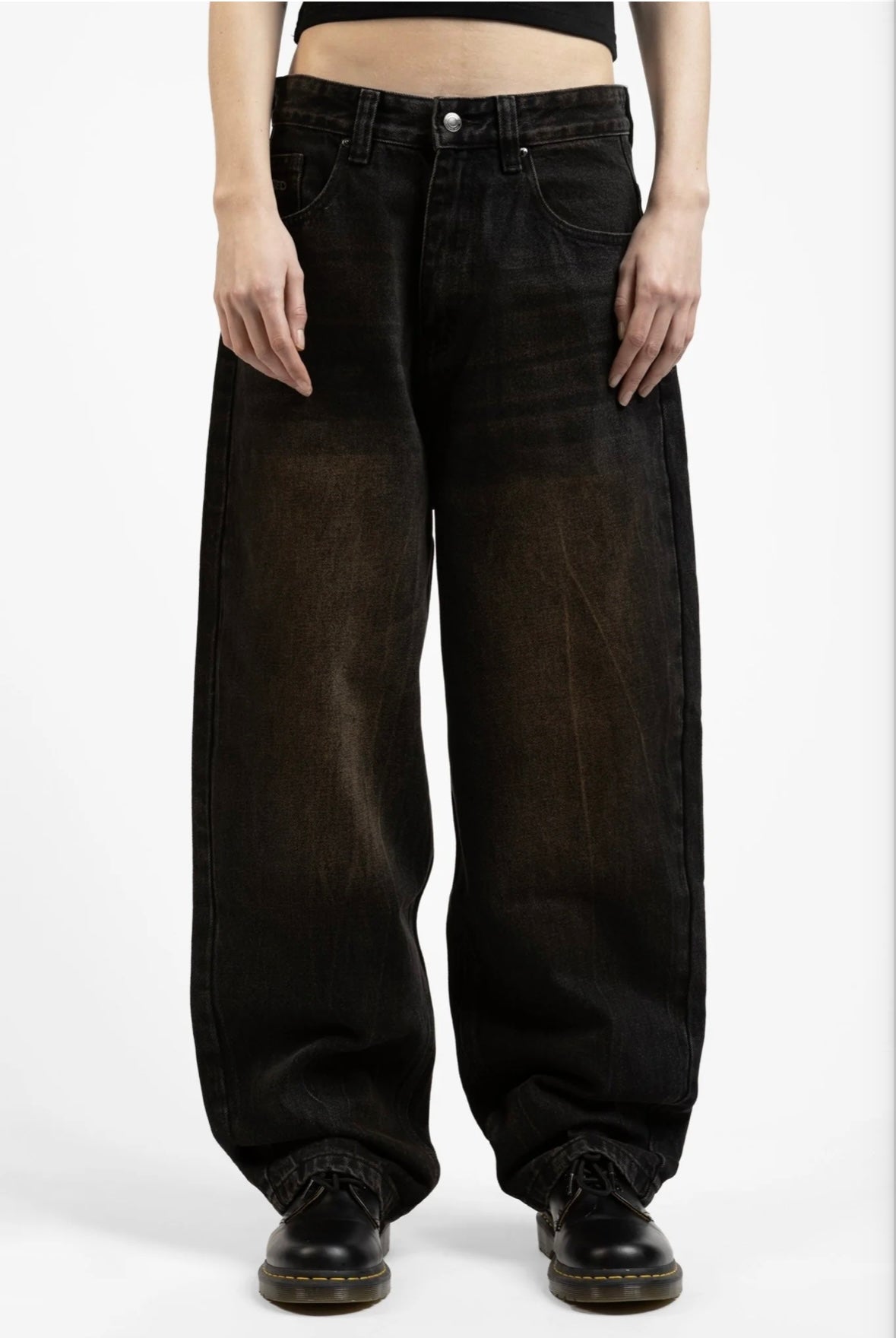 Wasted Paris Sandblast Casper Pants Faded Black Fit