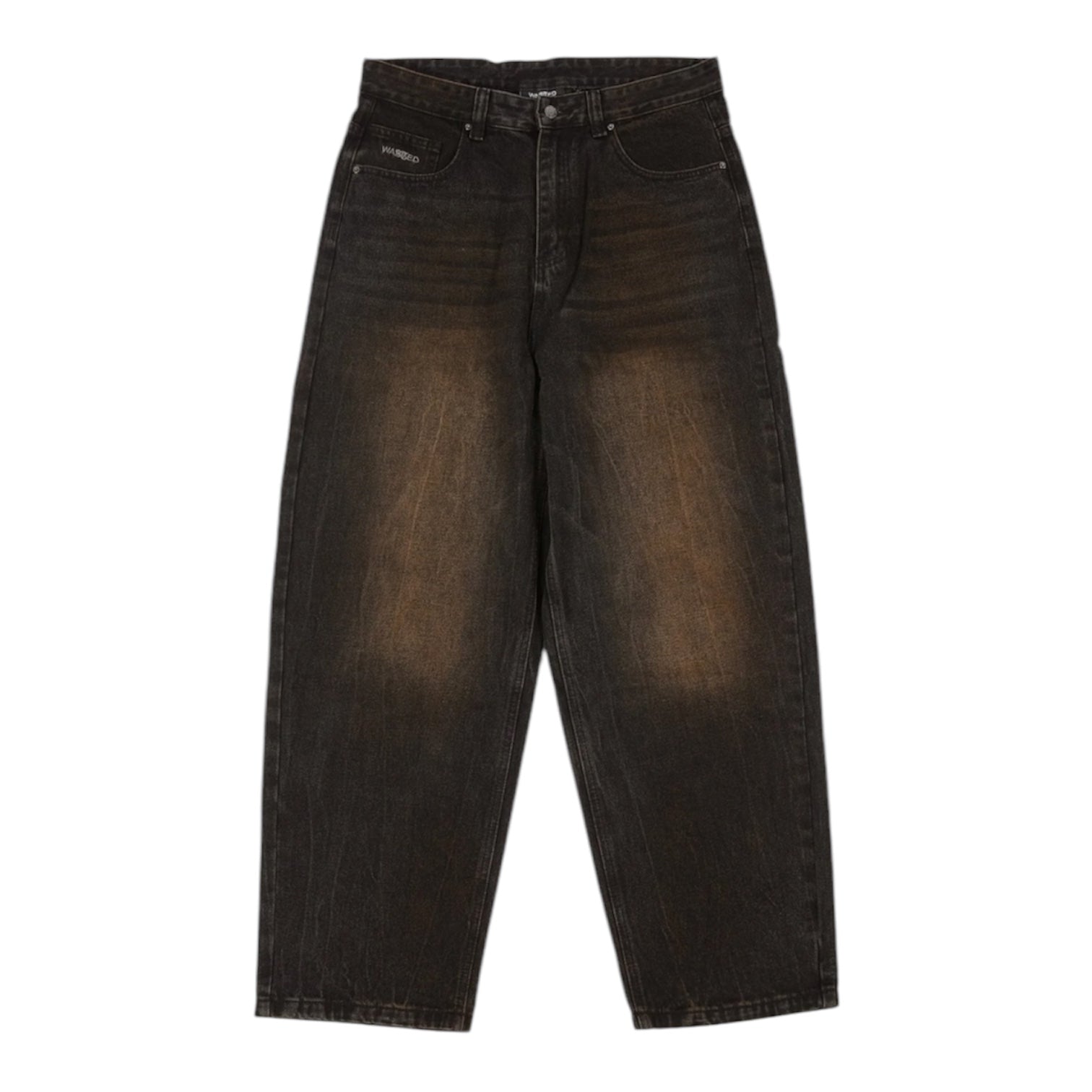 Wasted Paris Sandblast Casper Pants Faded Black Front