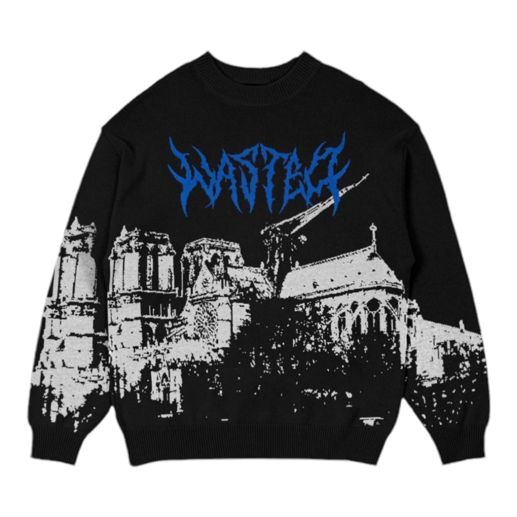 Wasted Paris Sweatshirt Vault Black Front