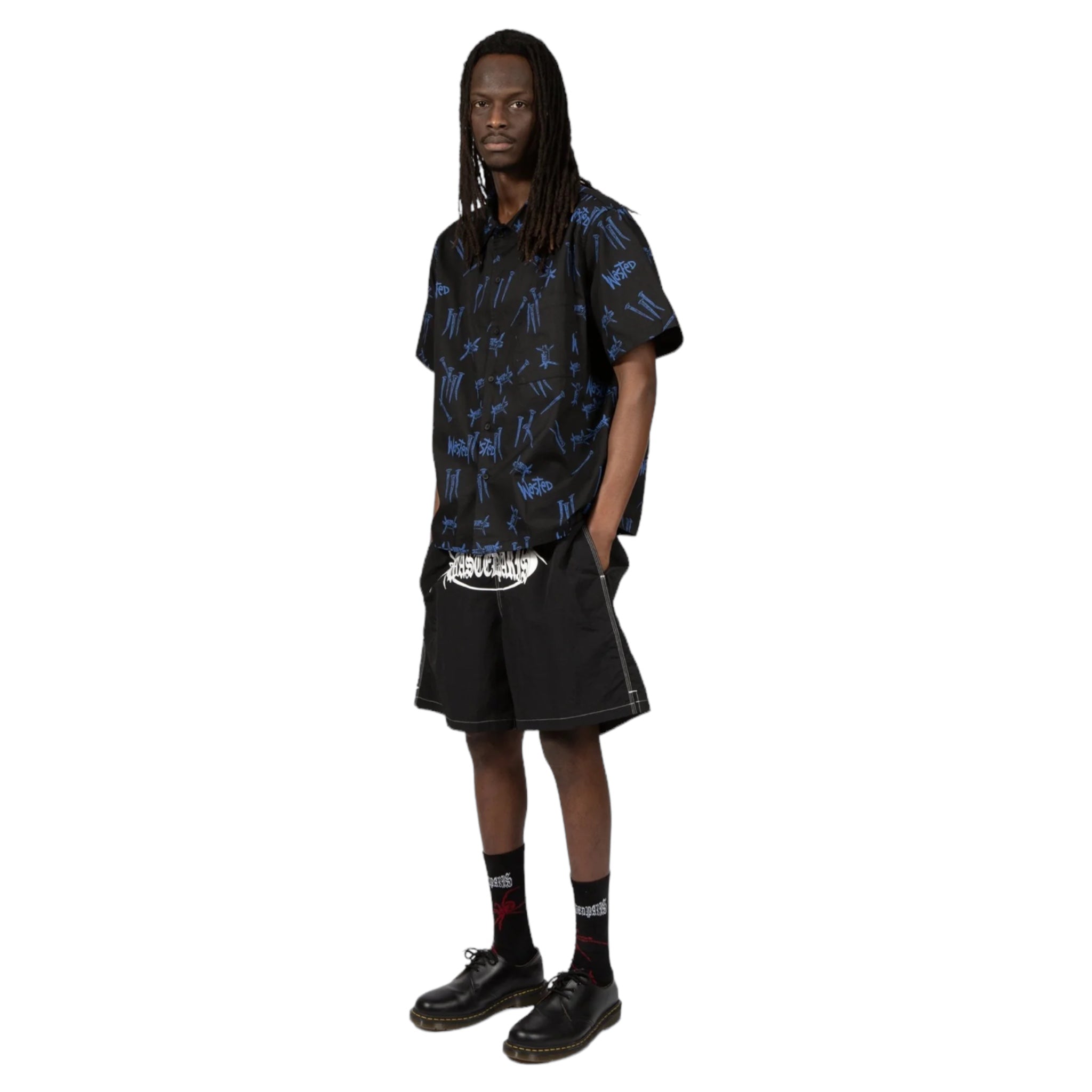 Wasted Paris Swimshort De Bain Boiler Black Fit