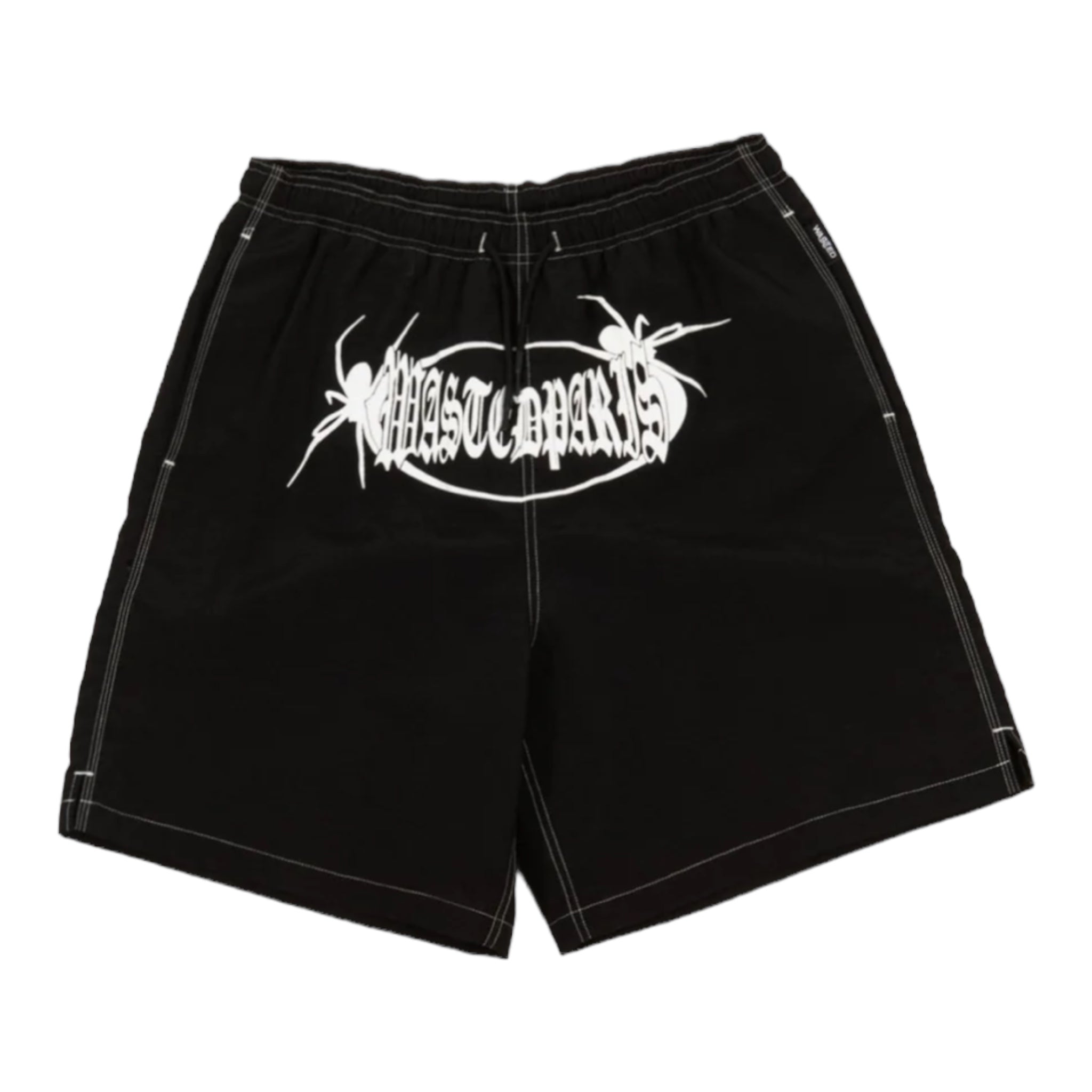 Wasted Paris Swimshort De Bain Boiler Black Front