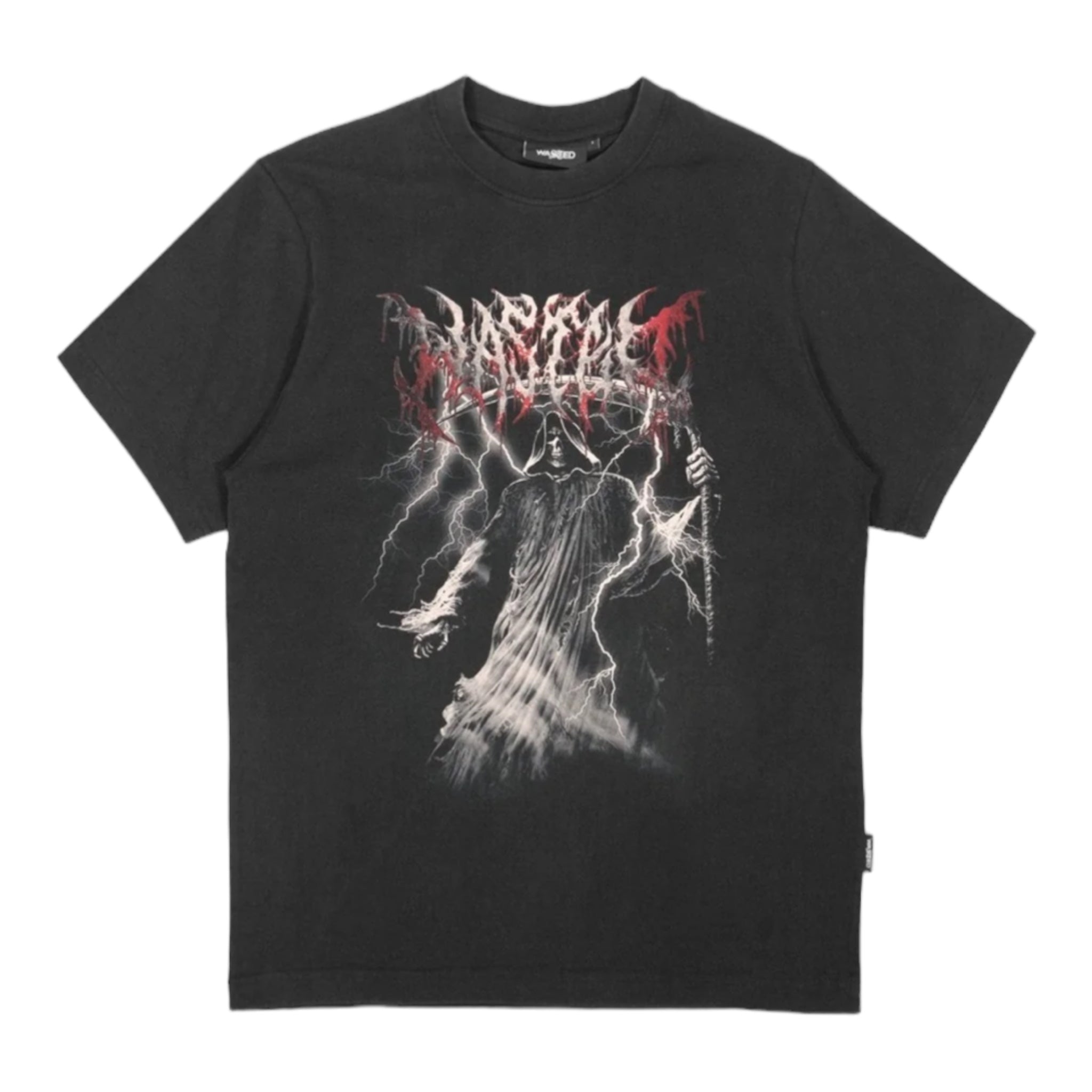 Wasted Paris T-Shirt Scythe Black Front