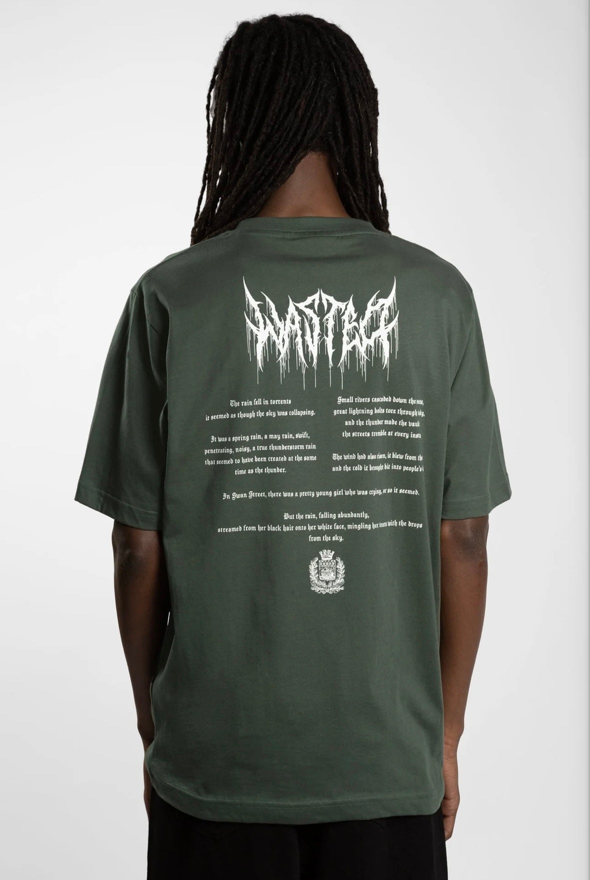 Wasted Paris T-Shirt Vault Granite Green Fit 2