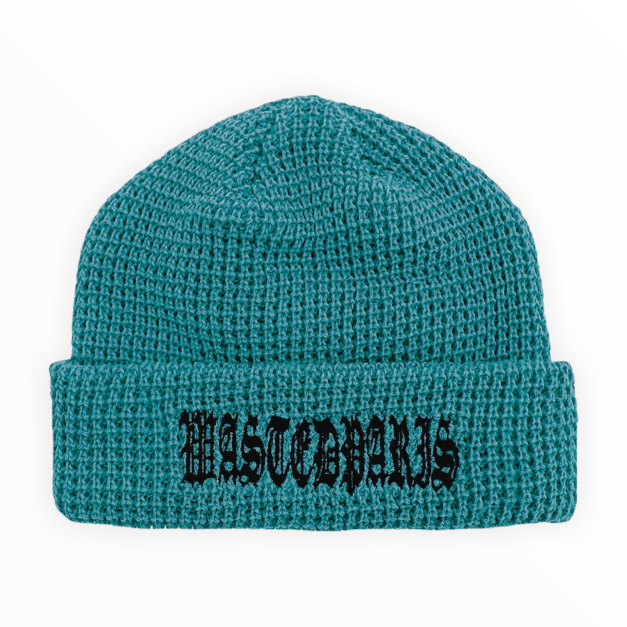 Wasted Paris Beanie Waffle Kingdom Blue Front