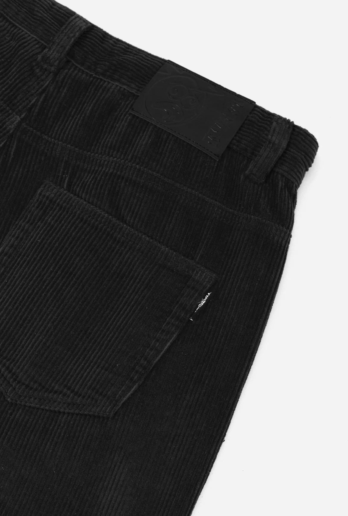 Wasted Paris Casper Corduroy Method Pant Black Detail 2