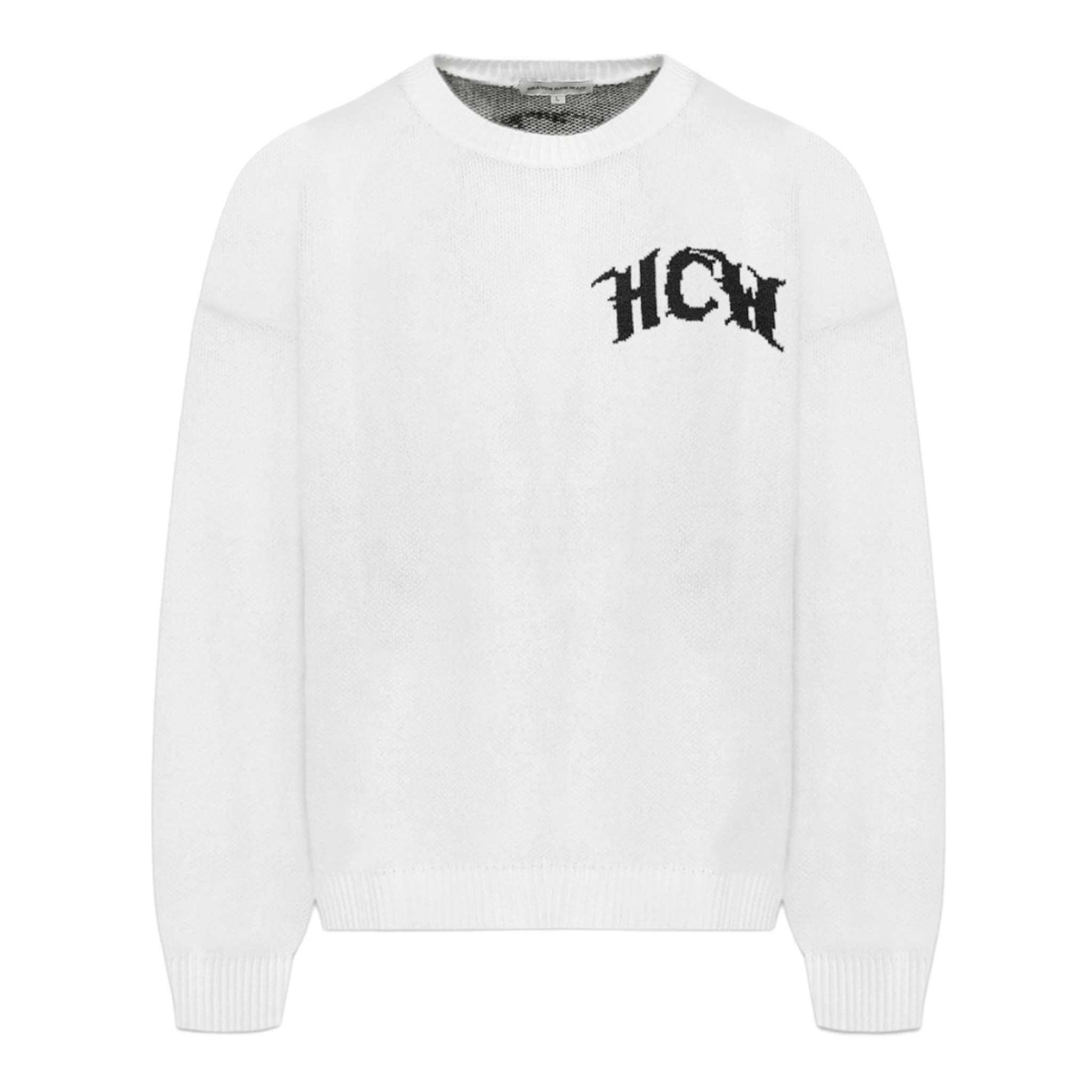 Logo Knit Black / White - Heaven Can Wait